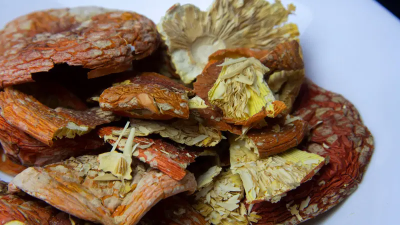 Сушеные мухоморы