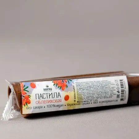 Пастила облепиховая (без сахара) 45 г Пастила облепиховая (без сахара) 45 г