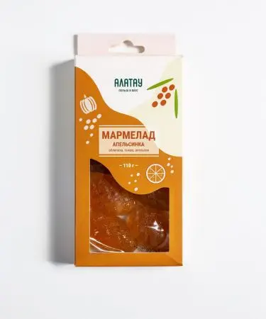 Мармелад фруктовый Апельсиновый, 110 г