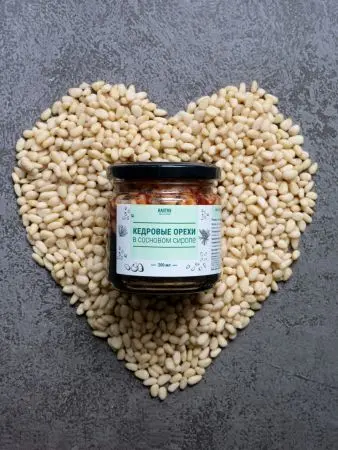 Кедровый орех в Сосновом сиропе, 200 мл