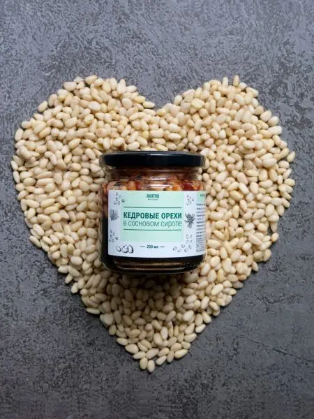 Кедровый орех в Сосновом сиропе, 200 мл
