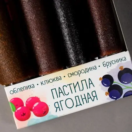 Пастила ягодная ассорти (без сахара) 180 г