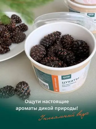 Цукаты из сосновых шишек с копченой паприкой, 150 г