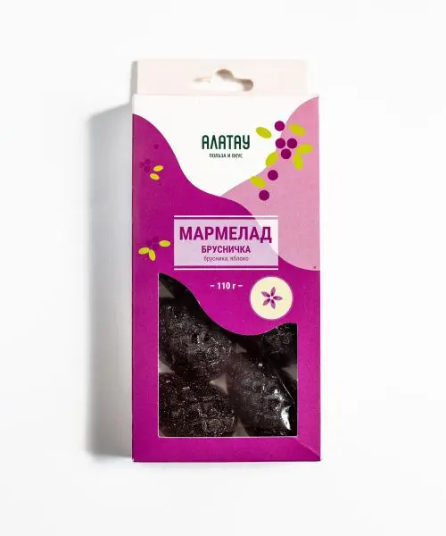 Мармелад ягодный Брусничка, 110 г