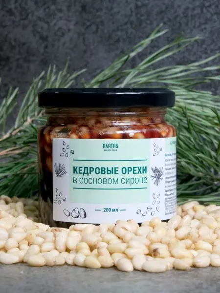 Кедровый орех в Сосновом сиропе, 200 мл