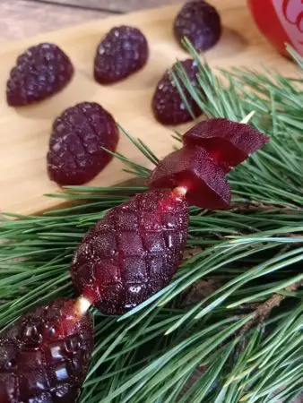 Мармелад ягодный Брусничка в крафтовой коробке, 110г