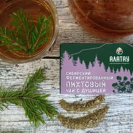 Чай пихтовый с душицей