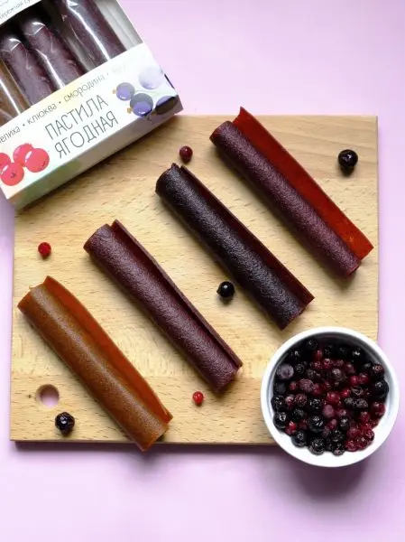 Пастила ягодная ассорти (без сахара) 180 г