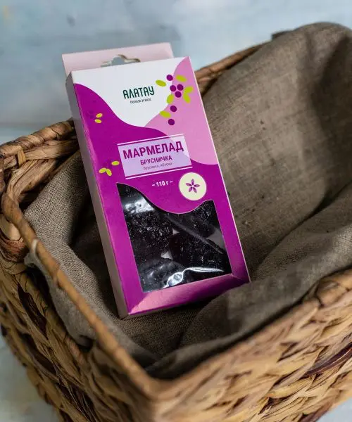 Мармелад ягодный Брусничка, 110 г