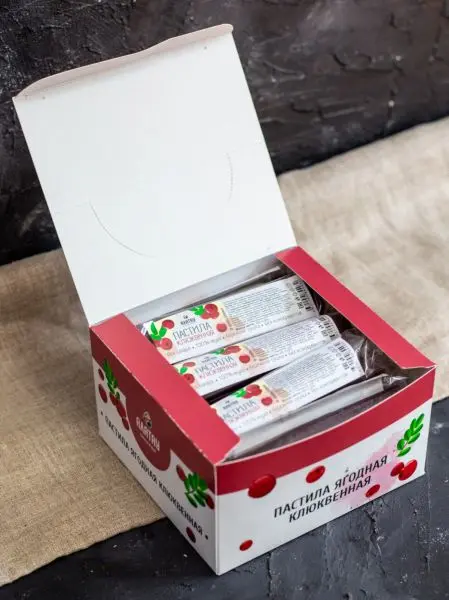 Пастила без сахара ягодная клюквенная 900 г