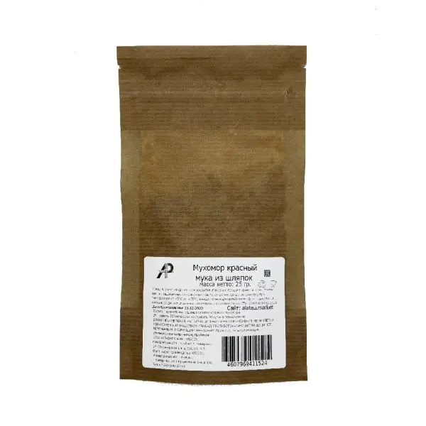 Мухомор Красный (Мука из шляпок), 25 г.