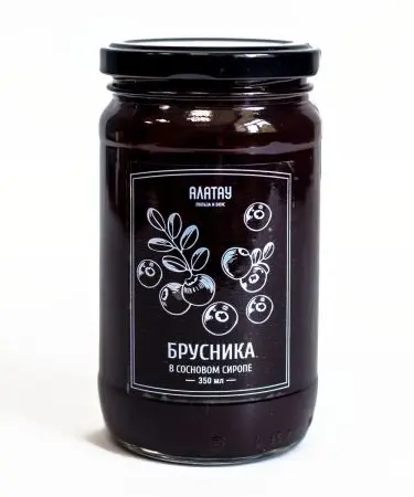 Брусника в сосновом сиропе, 350 мл Брусника в сосновом сиропе, 350 мл