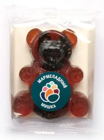 Мармелад сосновый "Мишка" на пектине с сосновой шишкой, 90 г