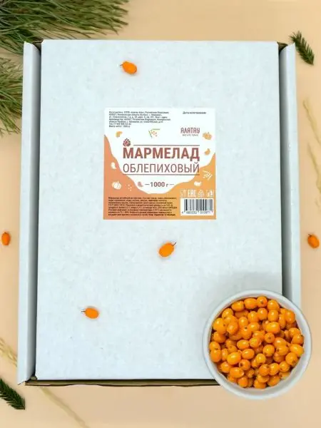 Мармелад ягодный Облепиховый, 1кг