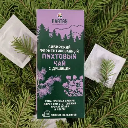 Чай пихтовый с душицей