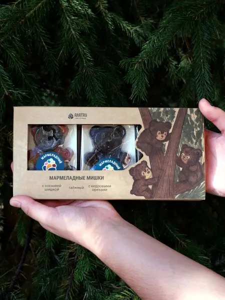 Подарочный набор мармелада «Три медведя» 3 шт