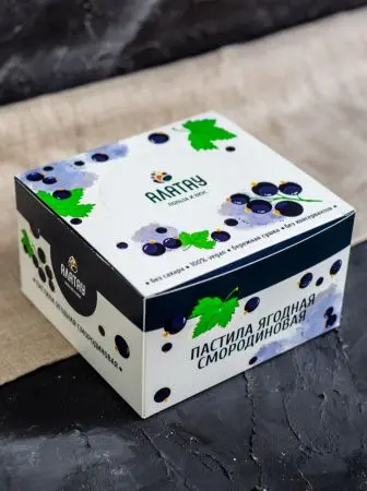 Пастила без сахара ягодная смородиновая 900 г