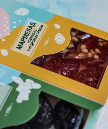 Мармелад Сосновый с кедровым орехом, 110 г