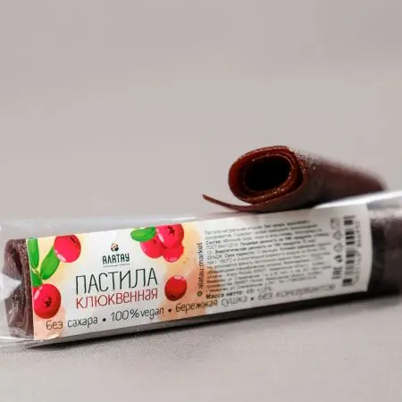 Пастила клюквенная (без сахара) 45 г